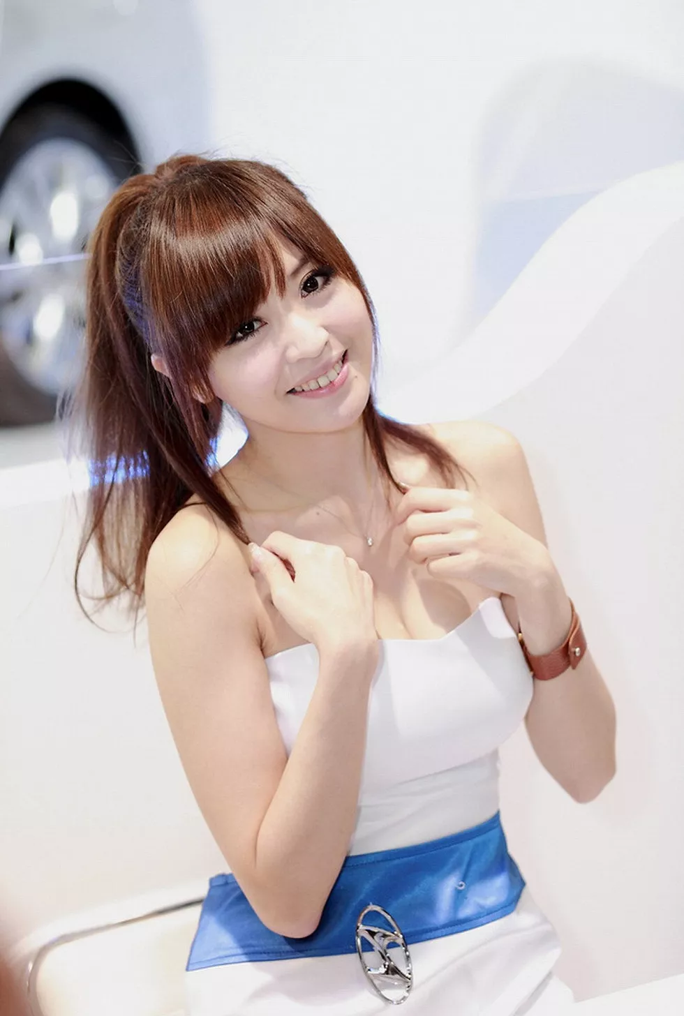 台湾宅男女神陈佳筠台北车展高清写真74P