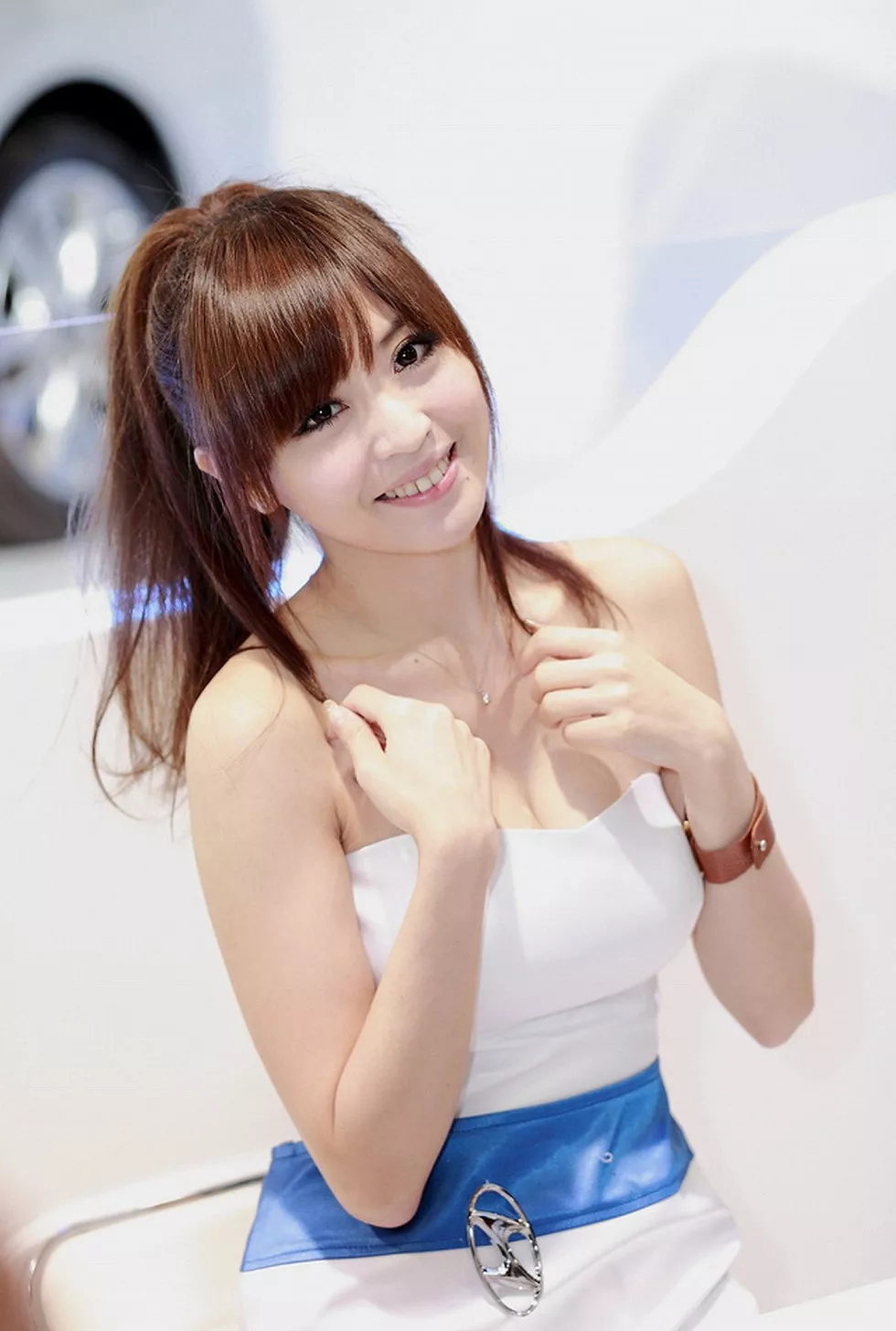 台湾宅男女神陈佳筠台北车展高清写真74P