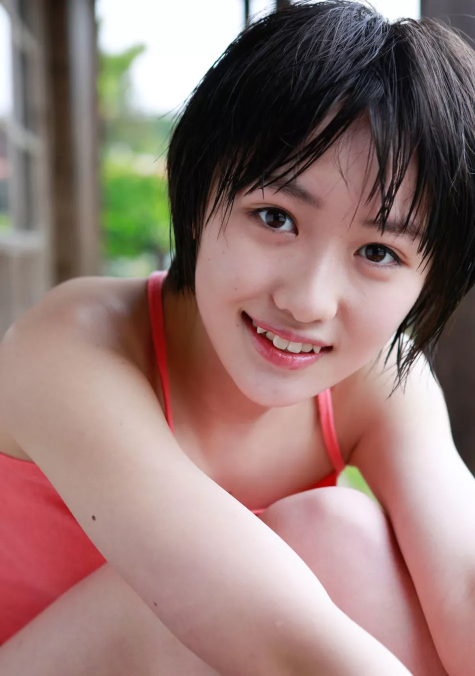 日本16岁少女偶像工藤遥清新短发写真18P