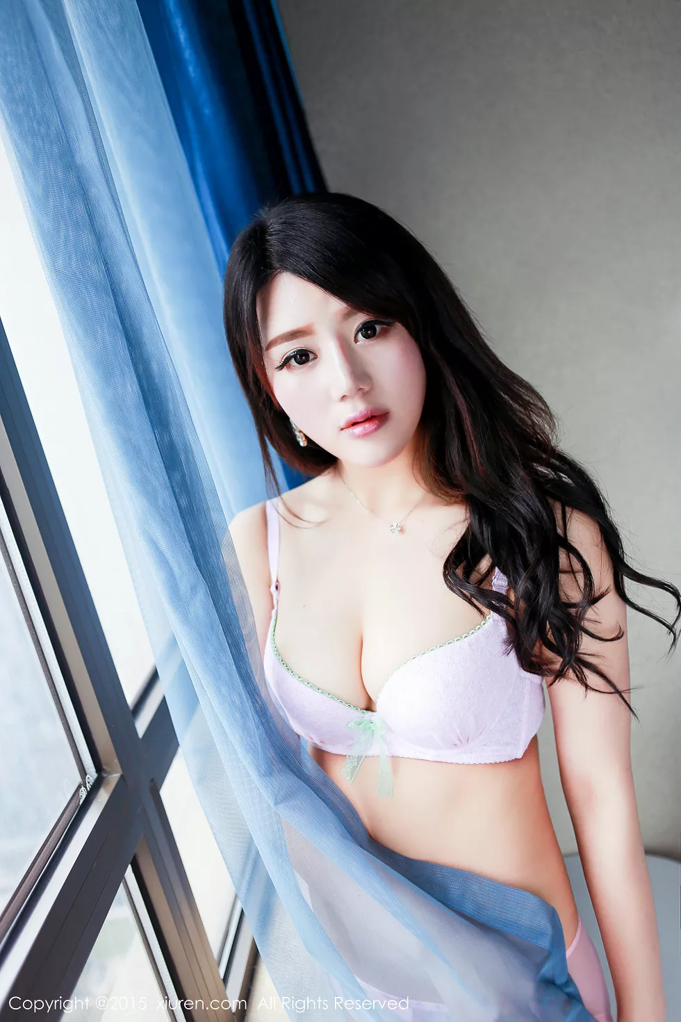 XiuRen第322期_嫩模AA空兮居家私房情趣内衣极致诱惑写真50P