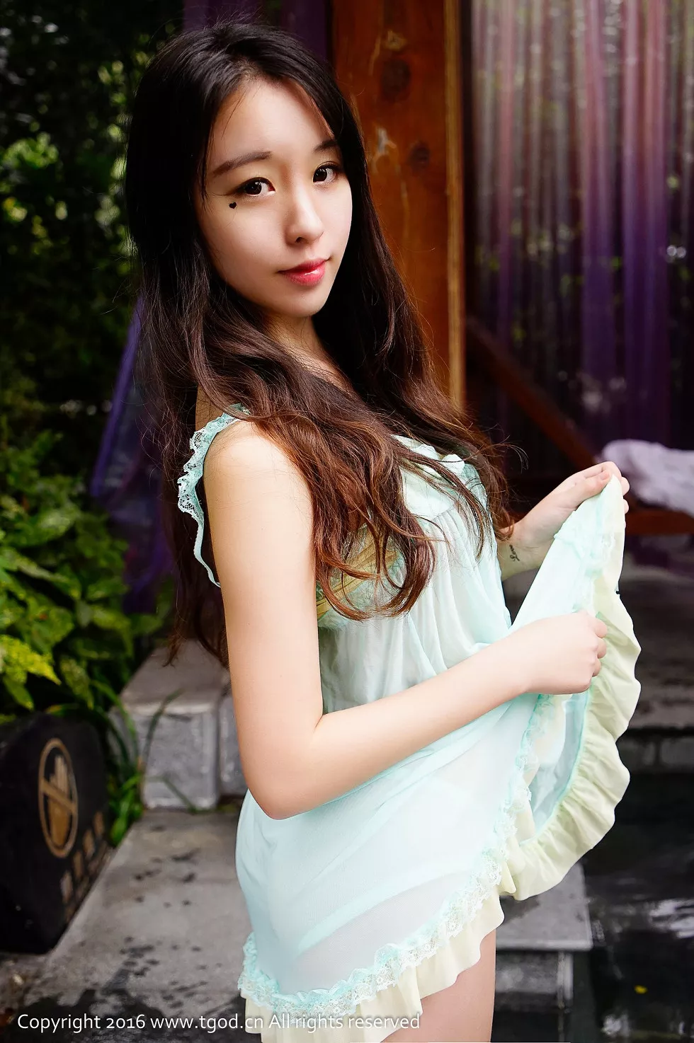[TGOD推女神]2015.01.12_嫩模梓萱Crystal御水温泉旅拍丁字裤诱惑写真47P