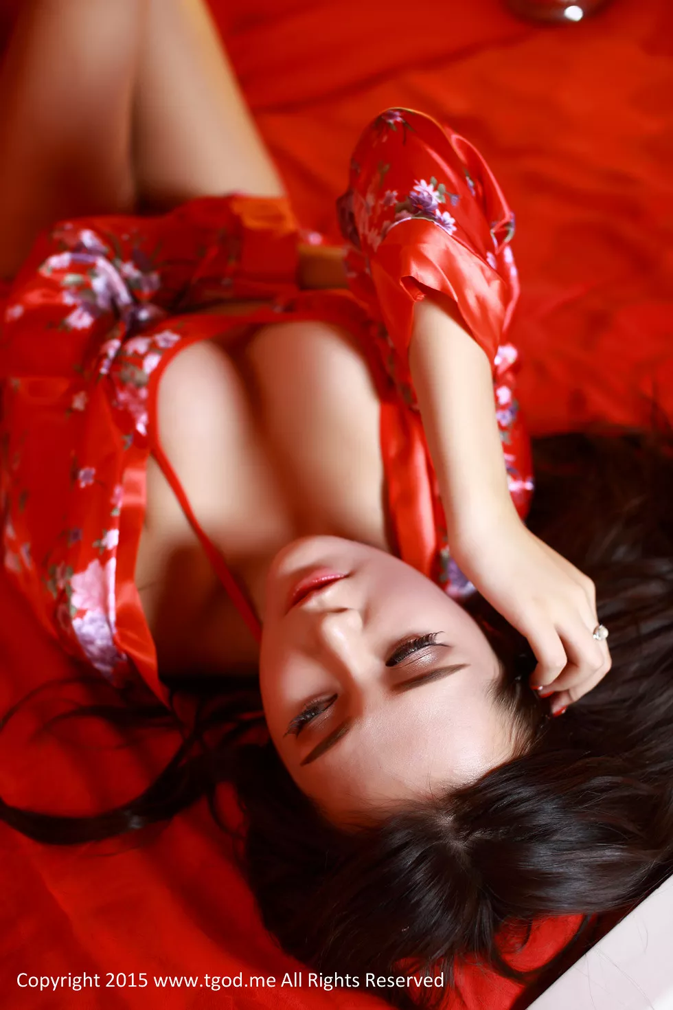 [TGOD推女神]2015.03.01_嫩模朱赢Molly居家私房丁字裤系列诱惑写真50P