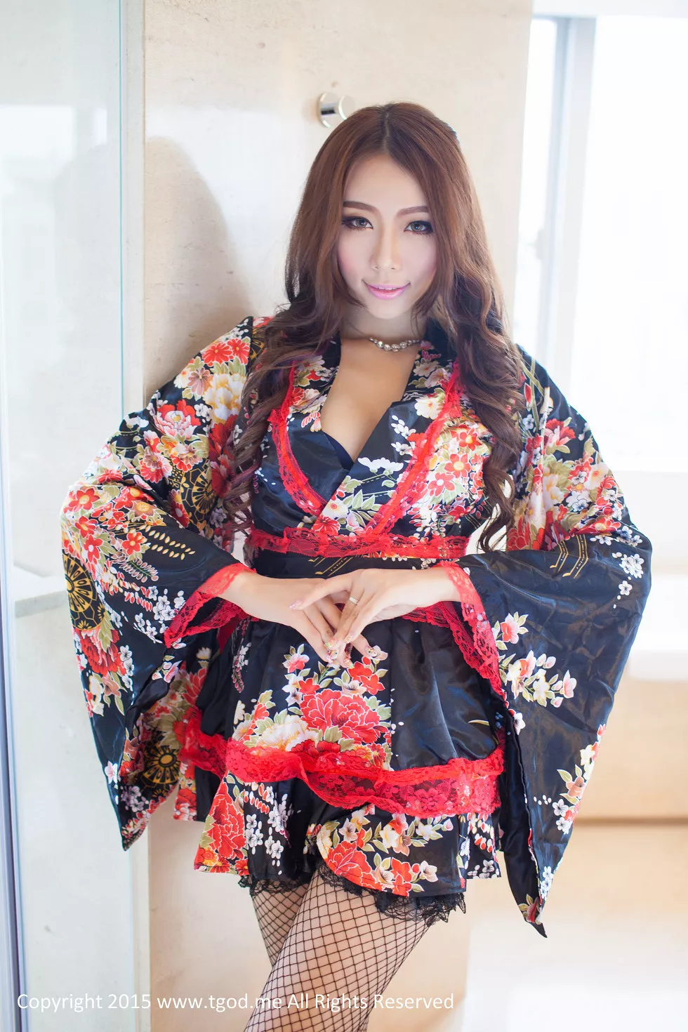 [TGOD推女神]2015.03.12_御姐小嘛黑网丝袜居家私房诱人豪乳写真73P