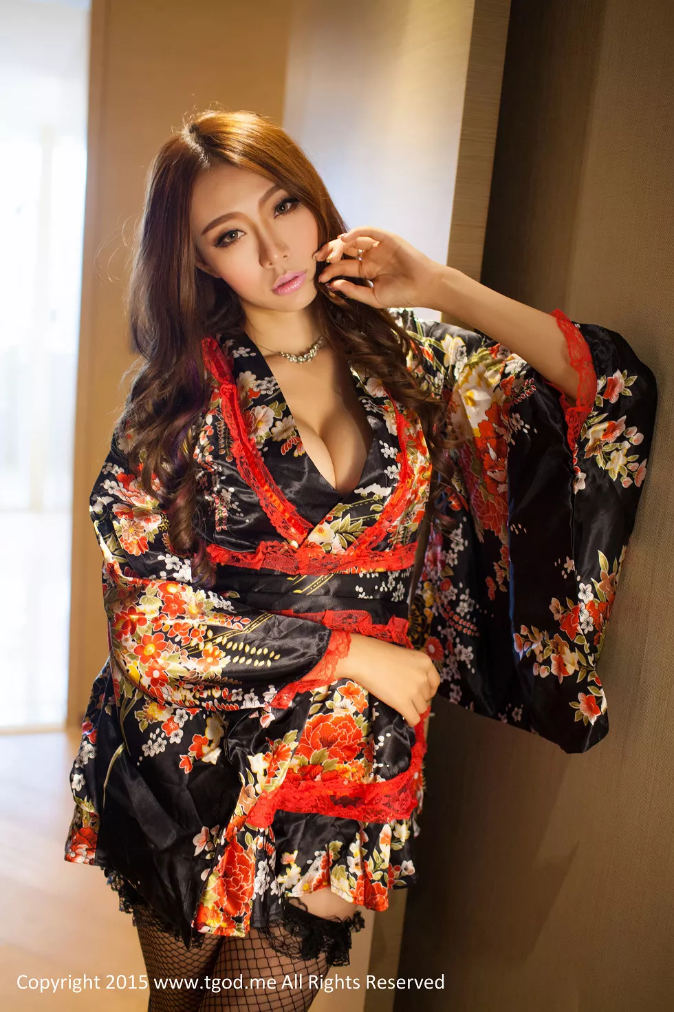 [TGOD推女神]2015.03.12_御姐小嘛黑网丝袜居家私房诱人豪乳写真73P