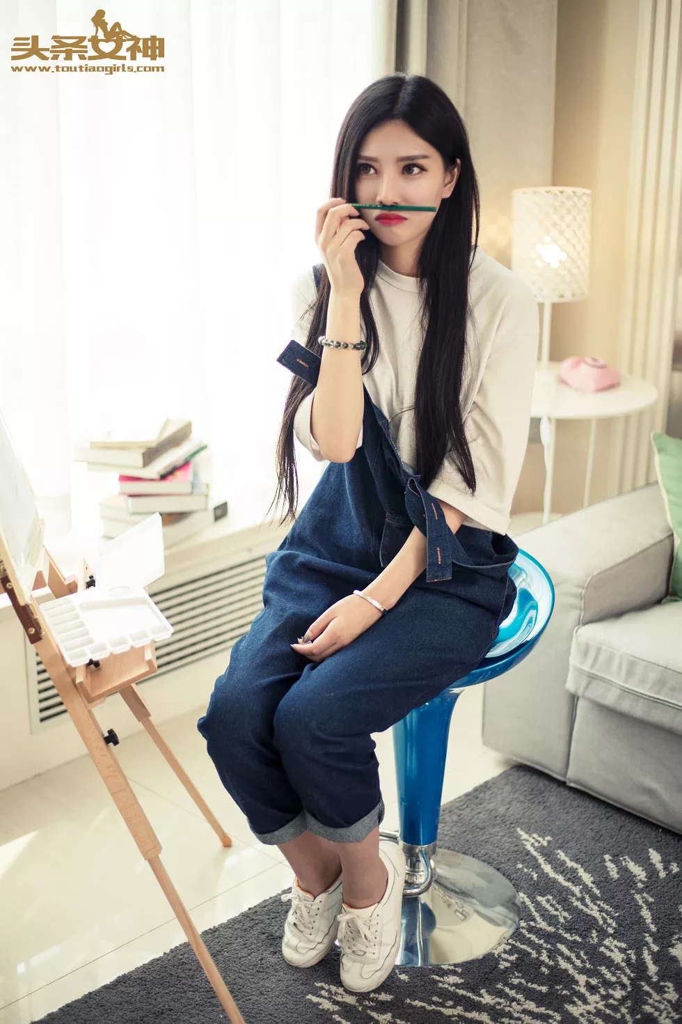 [Toutiao头条女神]No.021_油画小美女coco半裸上身迷人美乳写真41P