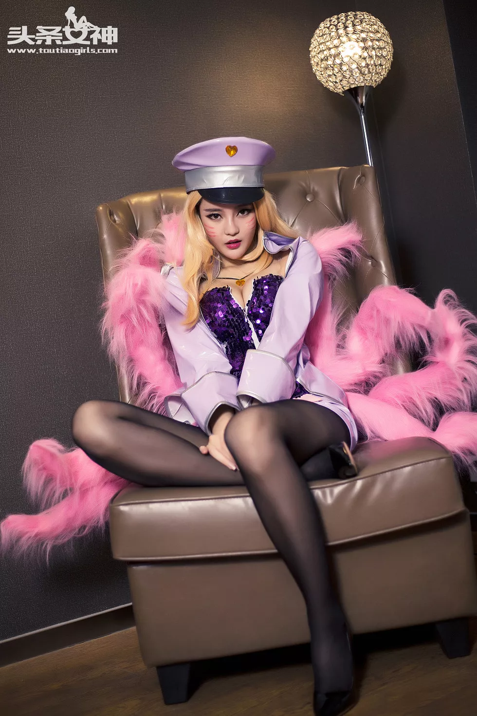[Toutiao头条女神]No.054_嫩模文雪完美cos阿狸九尾雪宝性感写真25P