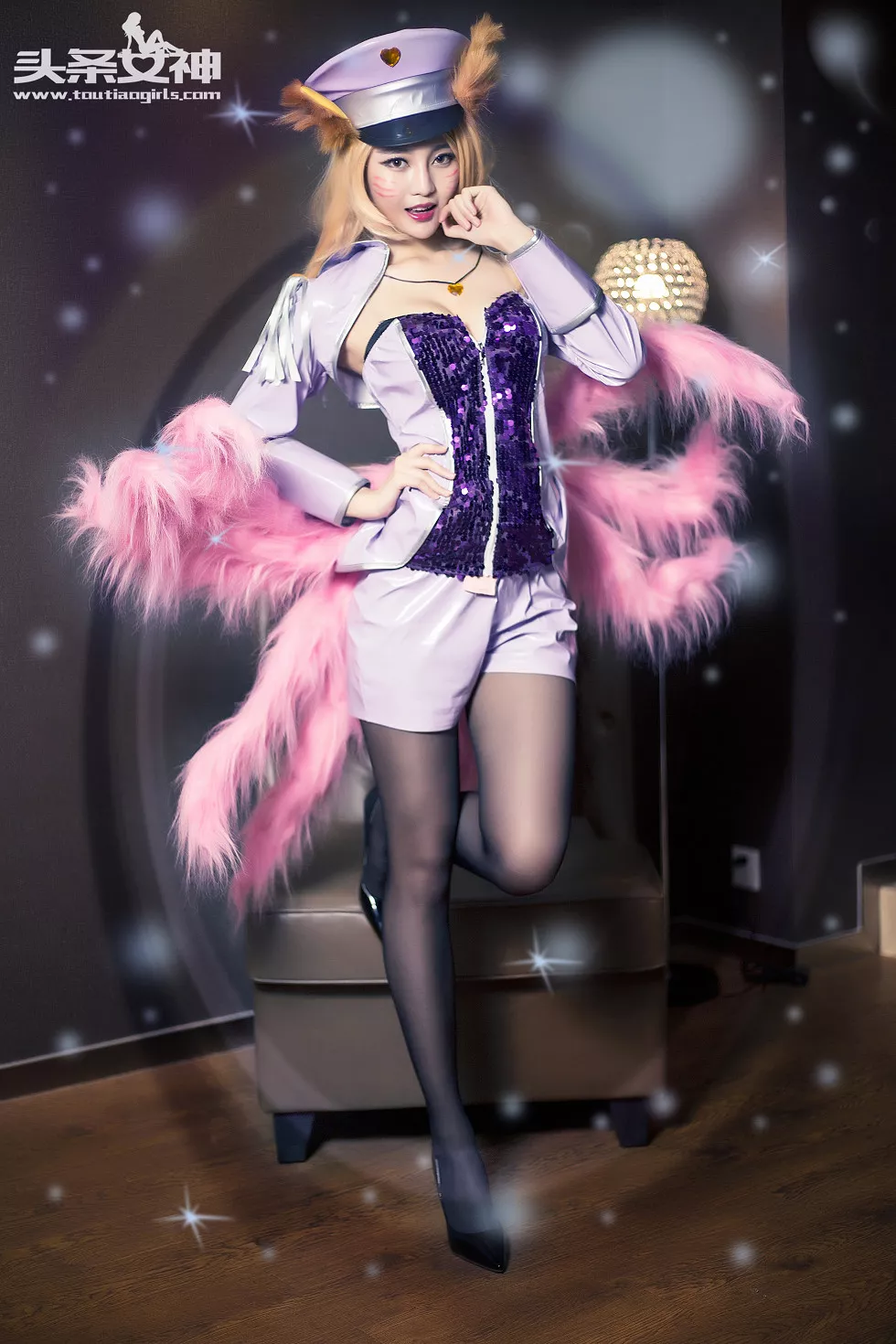 [Toutiao头条女神]No.054_嫩模文雪完美cos阿狸九尾雪宝性感写真25P