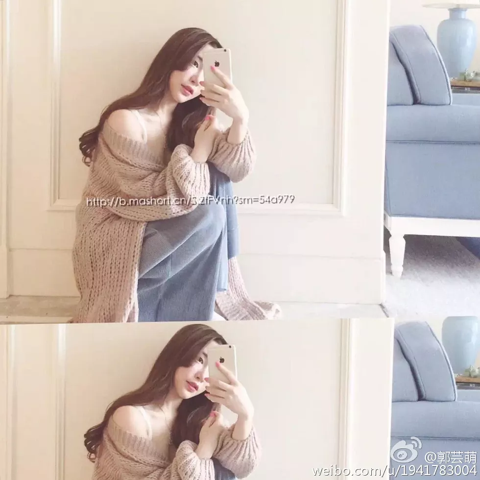 美女嫩模郭芸萌性感自拍美图写真微博合集270P