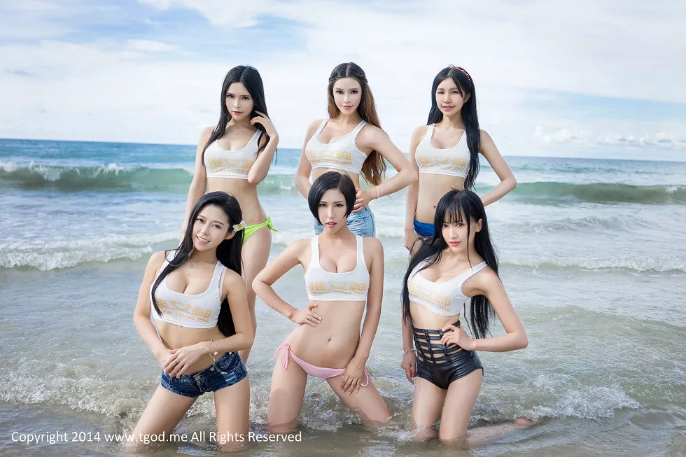 [TGOD推女神]2014.12.31_嫩模绮里嘉Ula沙巴旅拍沙滩仙子性感比基尼写真50P