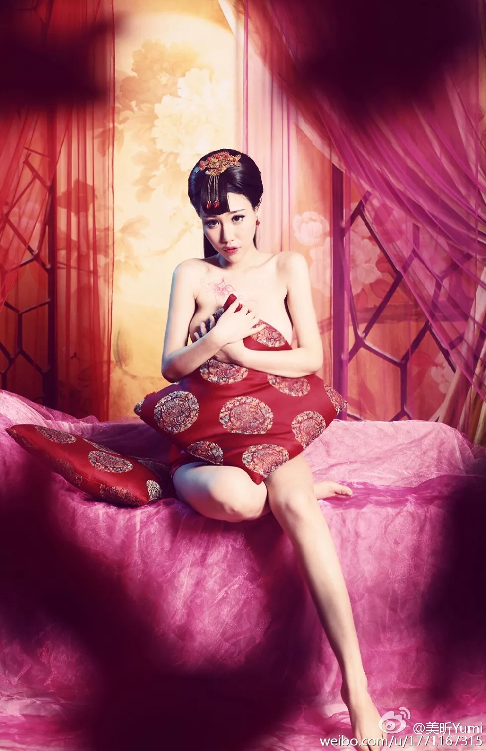 嫩模美昕Yumi完美身材白嫩肌肤海量微博写真255P