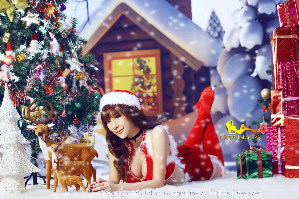 [TGOD推女神]2014.12.24_嫩模王子妃FayPrince圣诞节大片写真12P