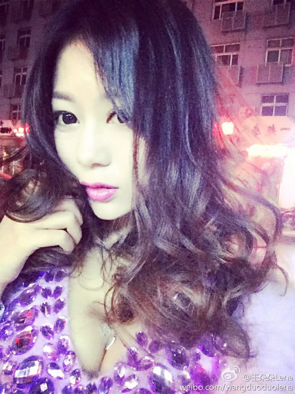 甜美尤物王朵朵Lena火爆身材童颜巨乳性感微博写真498P