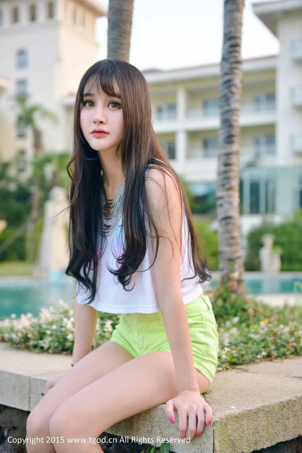[TGOD推女神]2015.07.21_嫩模Cheryl青树云曼旅拍性感内衣系列写真46P