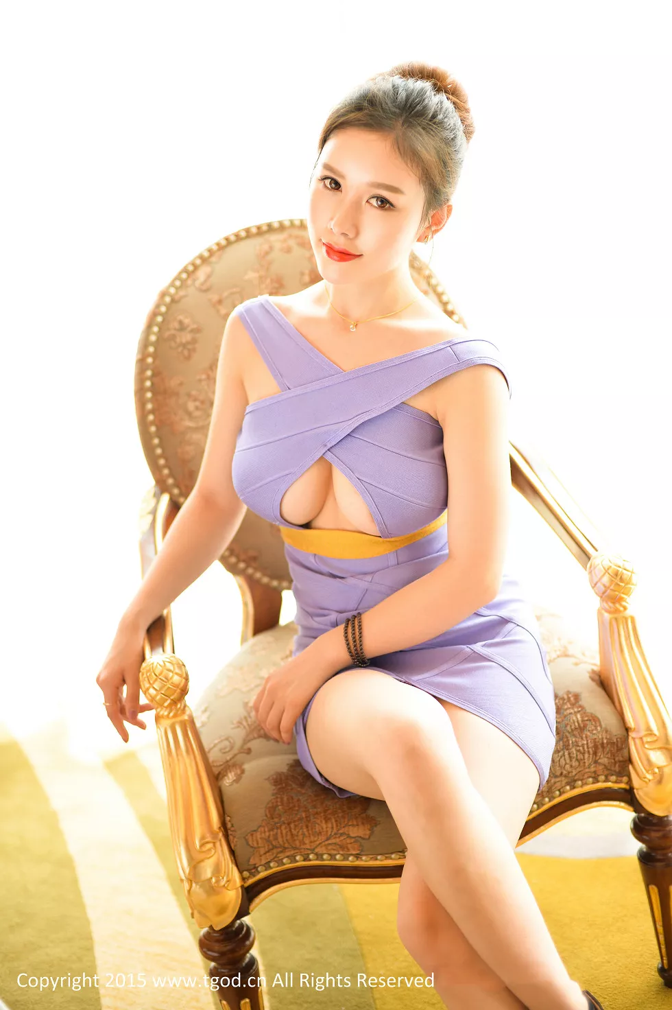 [TGOD推女神]2015.07.12_嫩模于姬Una居家私房内衣秀完美身材性感美胸写真46P