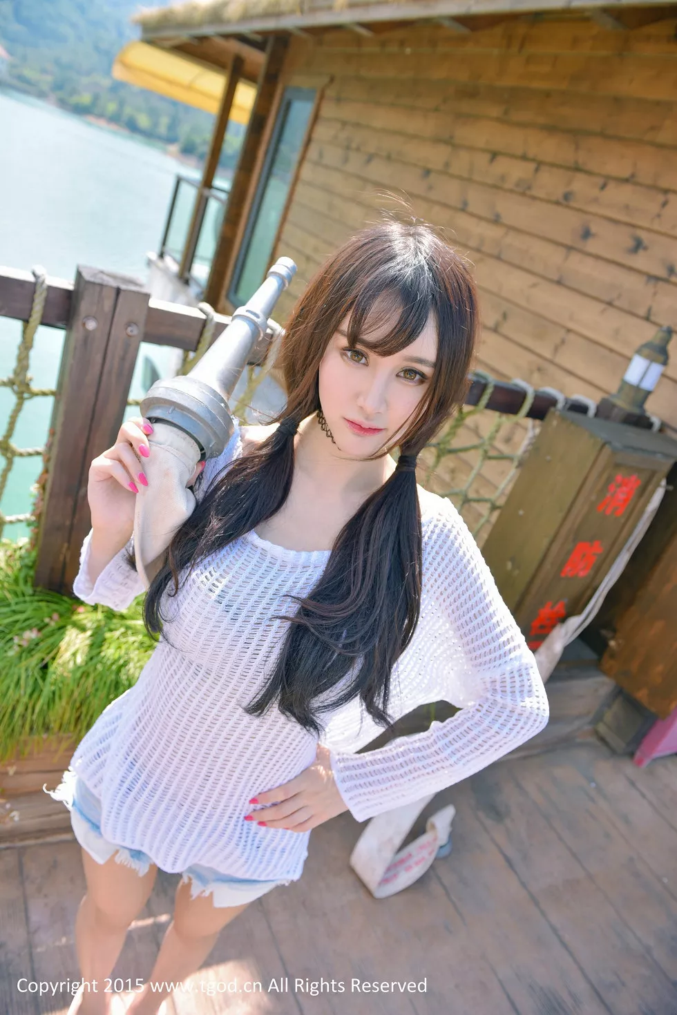 [TGOD推女神]2015.07.21_嫩模Cheryl青树云曼旅拍性感内衣系列写真46P