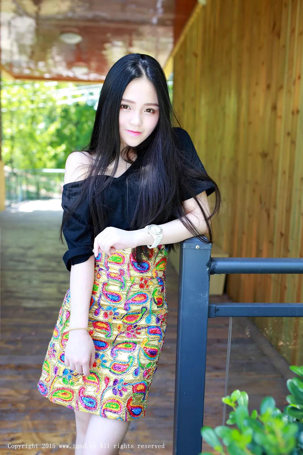[TGOD推女神]2015.09.05_嫩模佩佩Cassie黑色蕾丝小内裤性感小野兽写真54P