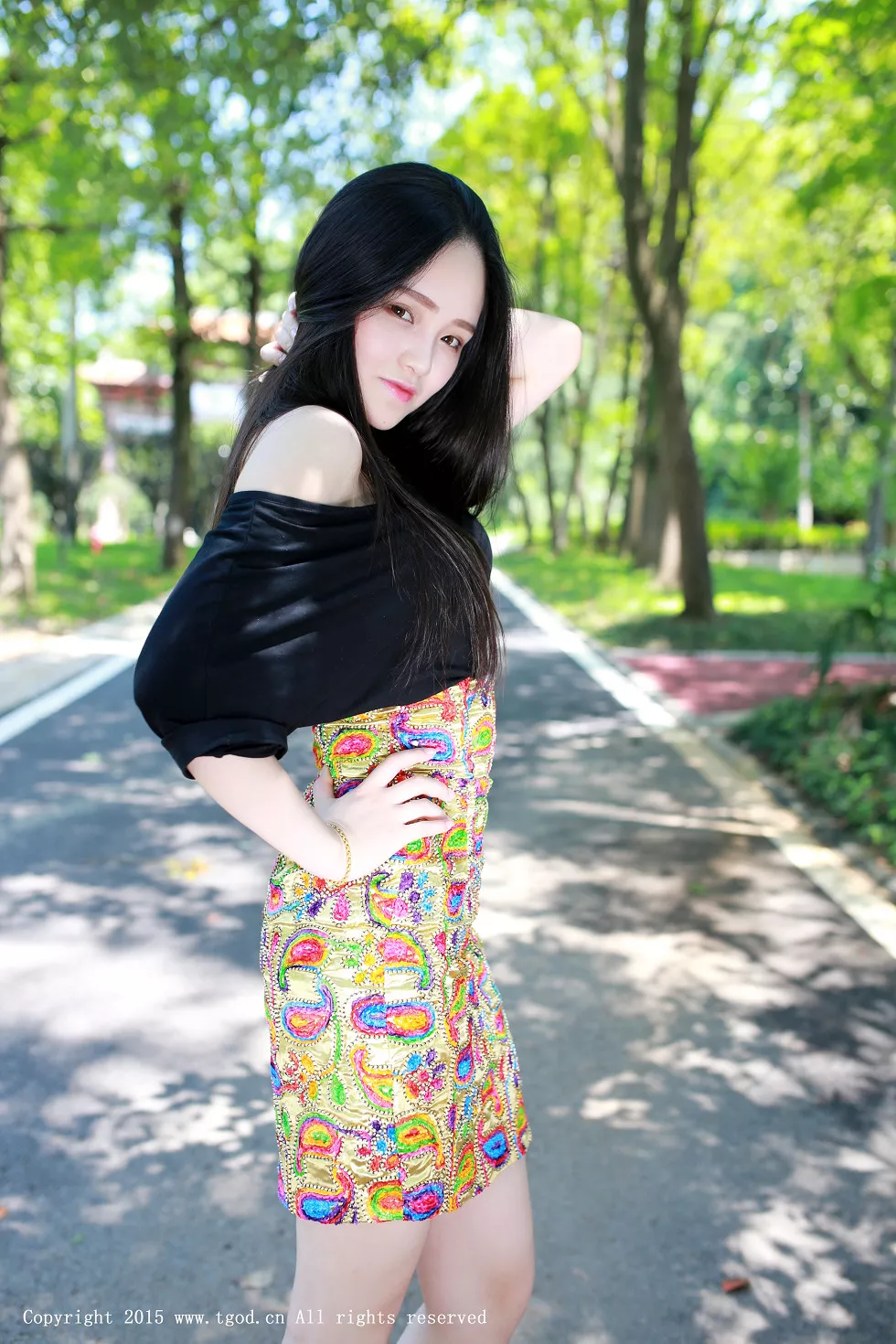 [TGOD推女神]2015.09.05_嫩模佩佩Cassie黑色蕾丝小内裤性感小野兽写真54P