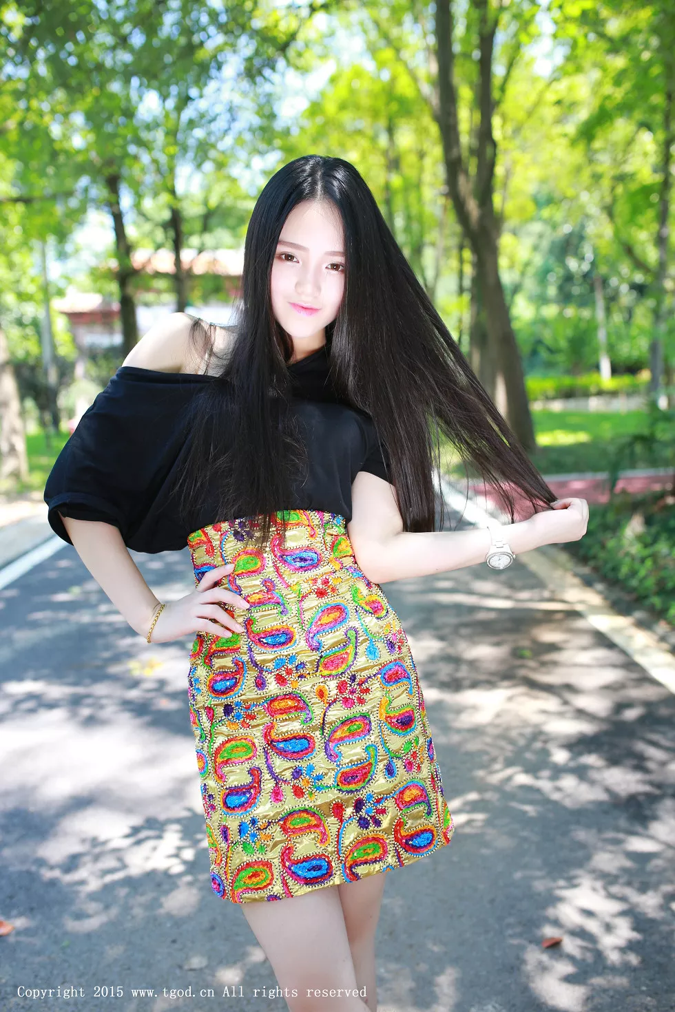 [TGOD推女神]2015.09.05_嫩模佩佩Cassie黑色蕾丝小内裤性感小野兽写真54P