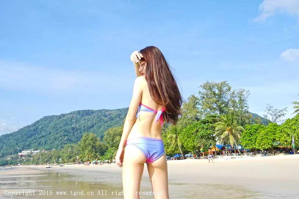[TGOD推女神]2015.11.30_普吉岛旅拍之Cheryl青树第四刊沙滩边性感比基尼写真44P