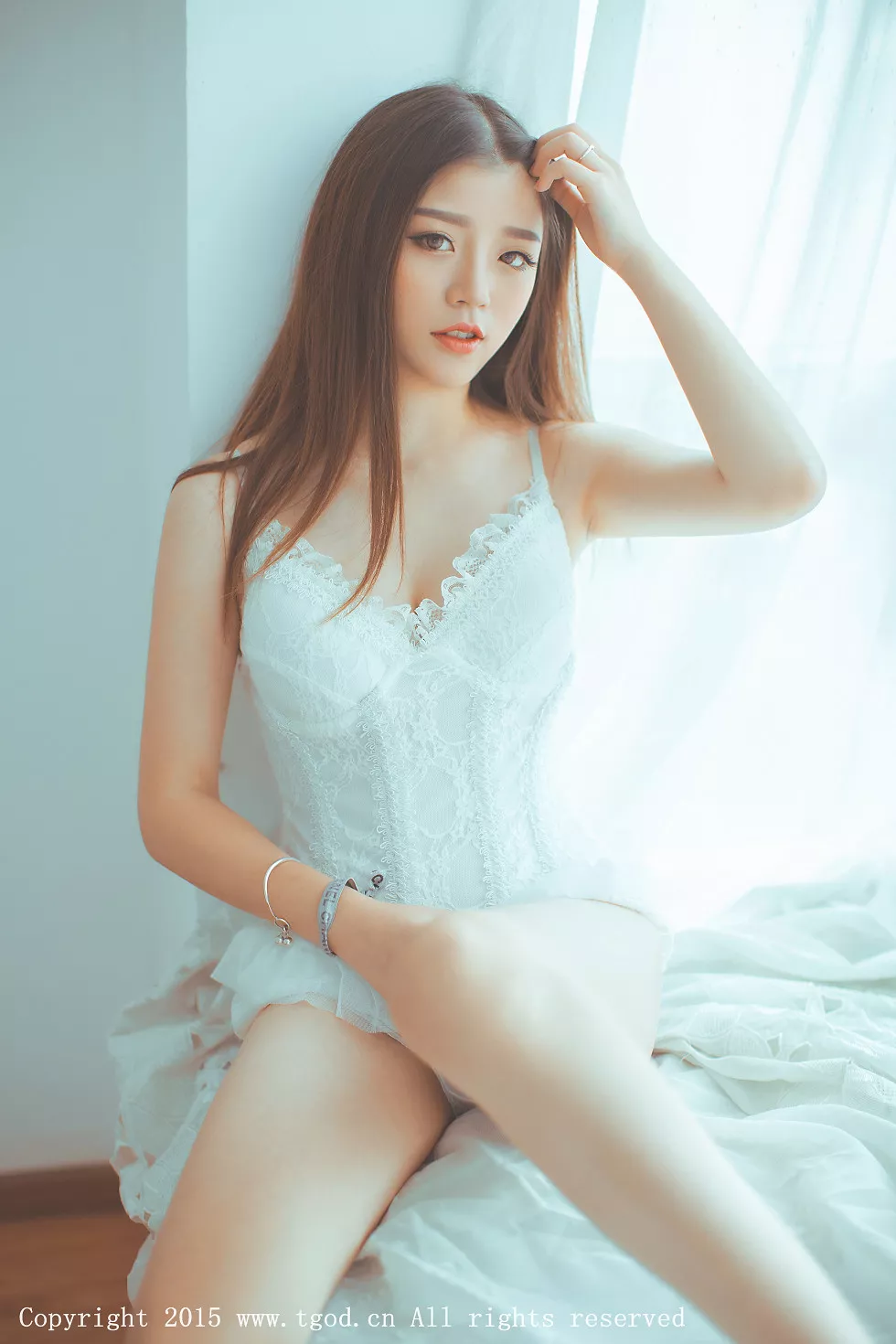 [TGOD推女神]2015.12.03_嫩模程彤颜纯白内衣系列性感美胸秀纹身清纯诱惑写真39P