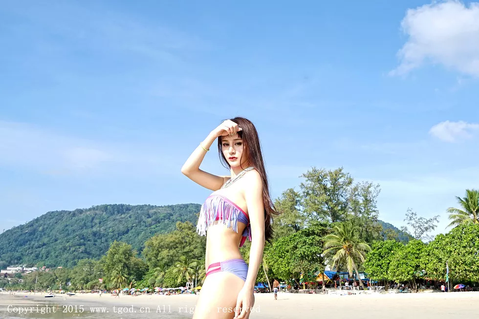 [TGOD推女神]2015.11.30_普吉岛旅拍之Cheryl青树第四刊沙滩边性感比基尼写真44P