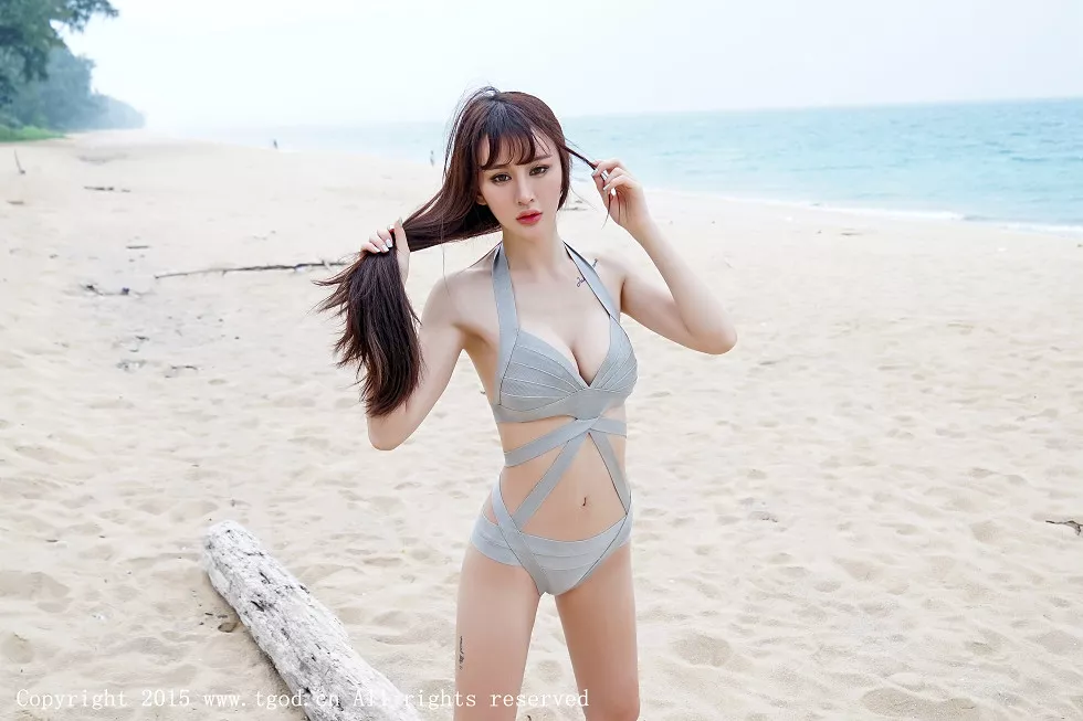 [TGOD推女神]2015.11.30_普吉岛旅拍之Cheryl青树第四刊沙滩边性感比基尼写真44P