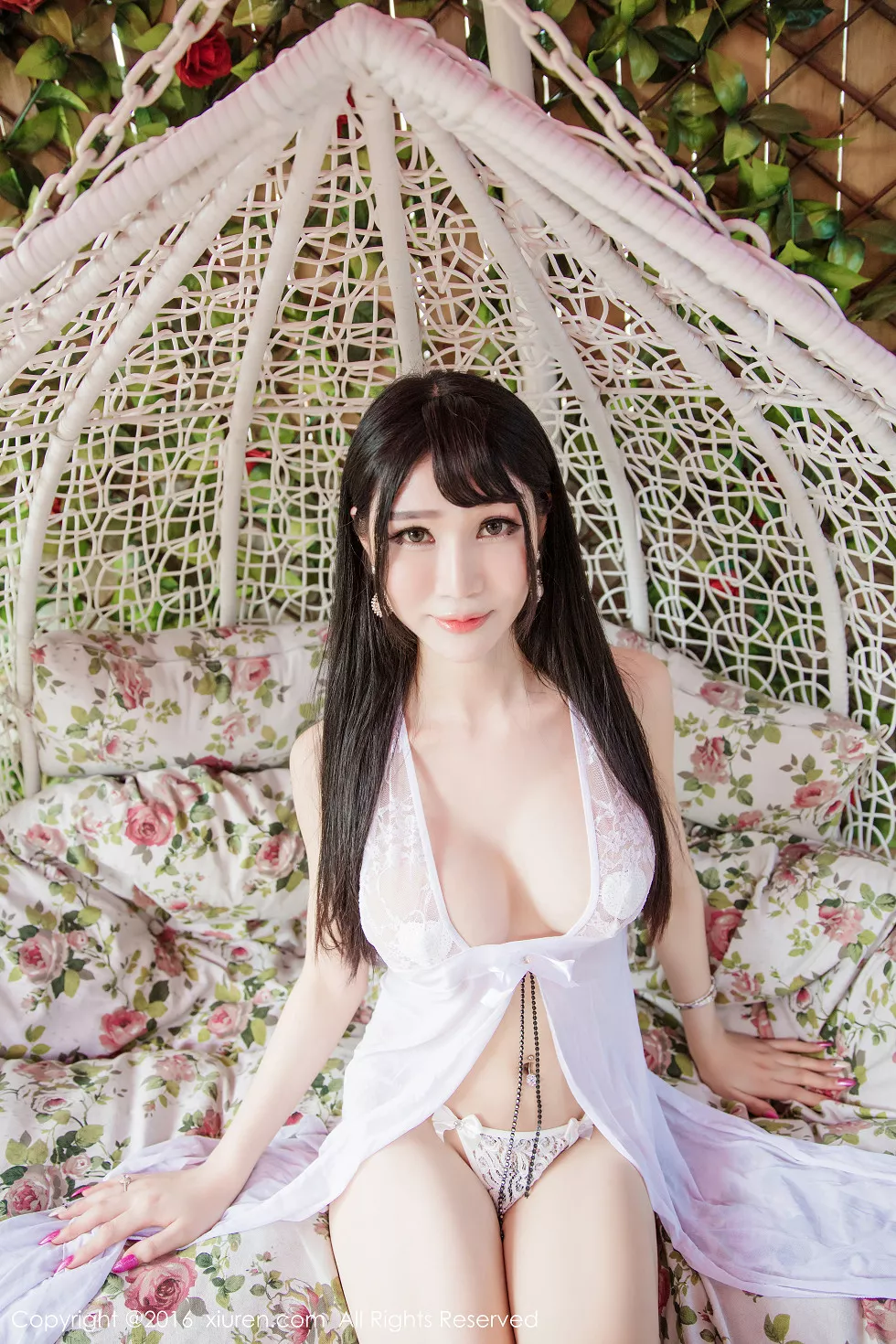 XiuRen第539期_湿吻女神李宓儿薄纱透视情趣内衣秀豪乳完美诱惑写真59P