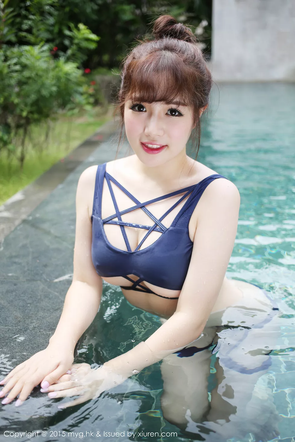 [MyGirl美媛馆]Vol.168_嫩模徐cake三亚旅拍性感比基尼秀美胸泳池湿身诱惑写真61P