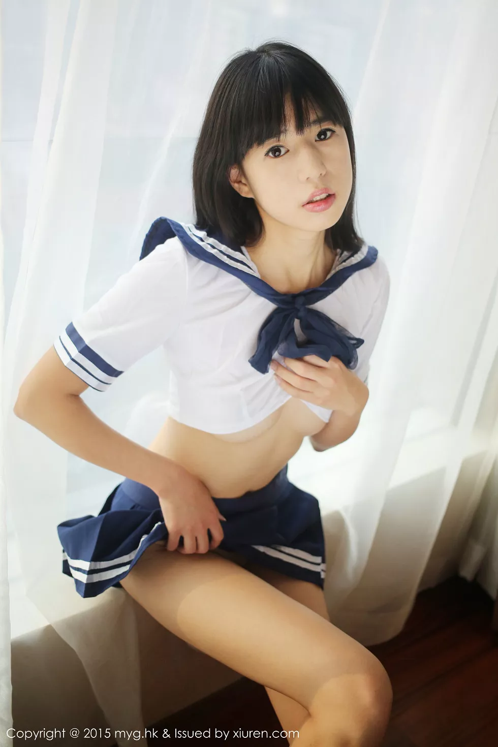 [MyGirl美媛馆]Vol.184_嫩模Ellie艾栗栗学生妹水手服真空秀美乳半球诱惑写真42P