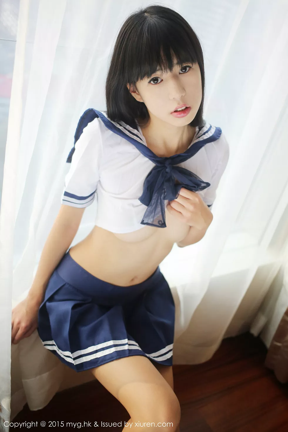 [MyGirl美媛馆]Vol.184_嫩模Ellie艾栗栗学生妹水手服真空秀美乳半球诱惑写真42P