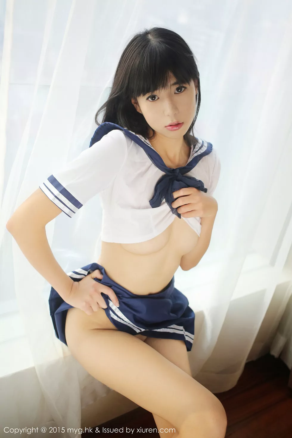 [MyGirl美媛馆]Vol.184_嫩模Ellie艾栗栗学生妹水手服真空秀美乳半球诱惑写真42P