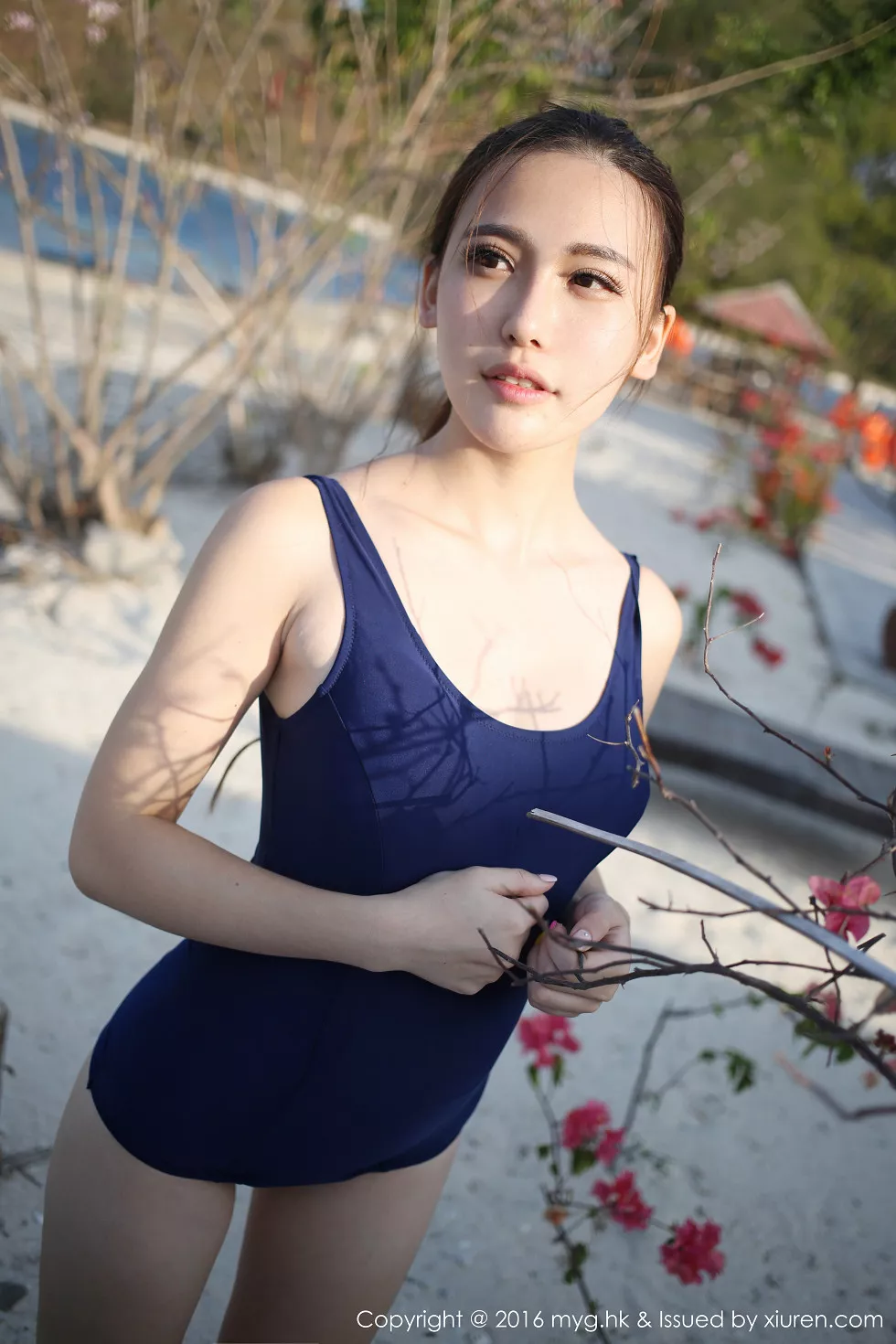 [MyGirl美媛馆]Vol.187_嫩模熊吖BOBO龙目岛旅拍黑色死库水完美身材性感写真55P