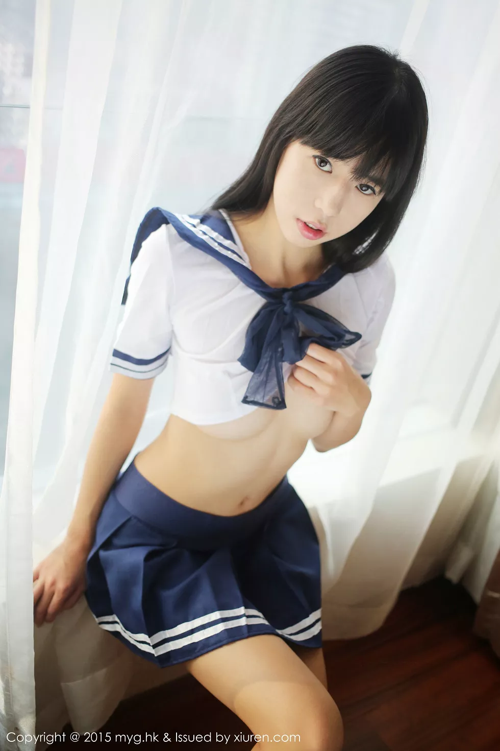 [MyGirl美媛馆]Vol.184_嫩模Ellie艾栗栗学生妹水手服真空秀美乳半球诱惑写真42P