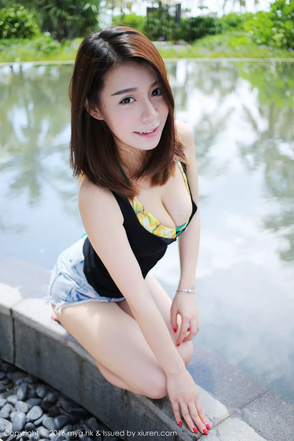 [MyGirl美媛馆]Vol.227_嫩模vetiver嘉宝贝儿三亚旅拍完美身材秀傲人双乳写真77P