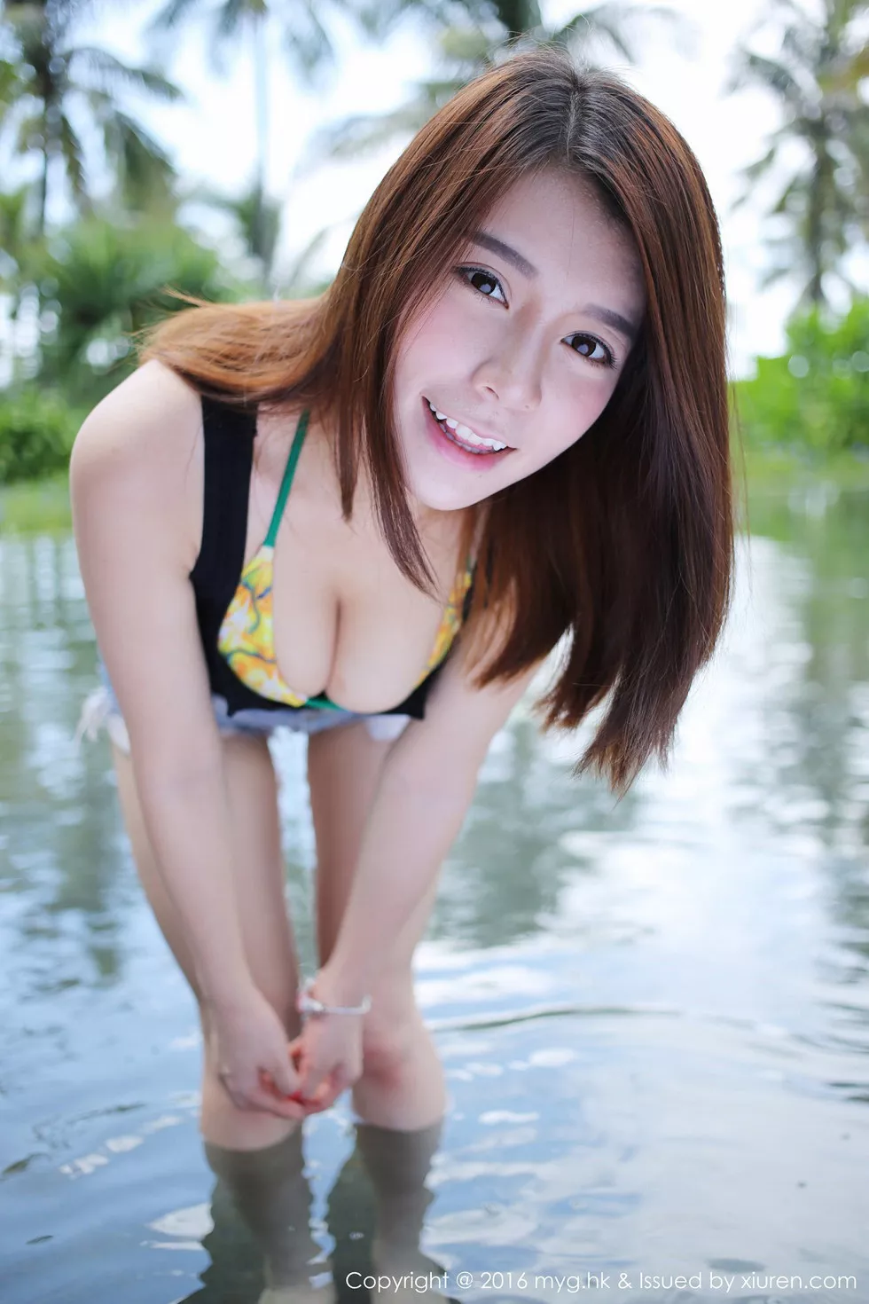 [MyGirl美媛馆]Vol.227_嫩模vetiver嘉宝贝儿三亚旅拍完美身材秀傲人双乳写真77P