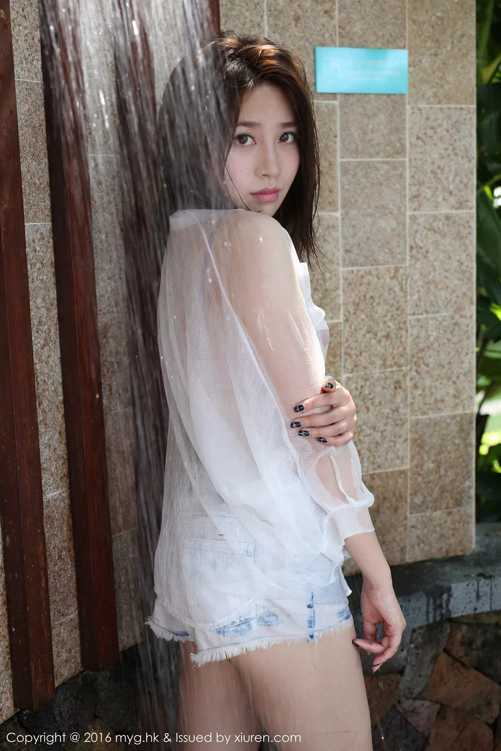 [MyGirl美媛馆]Vol.223_嫩模许诺Sabrina牛仔热裤性感内衣楚楚可人迷人写真53P