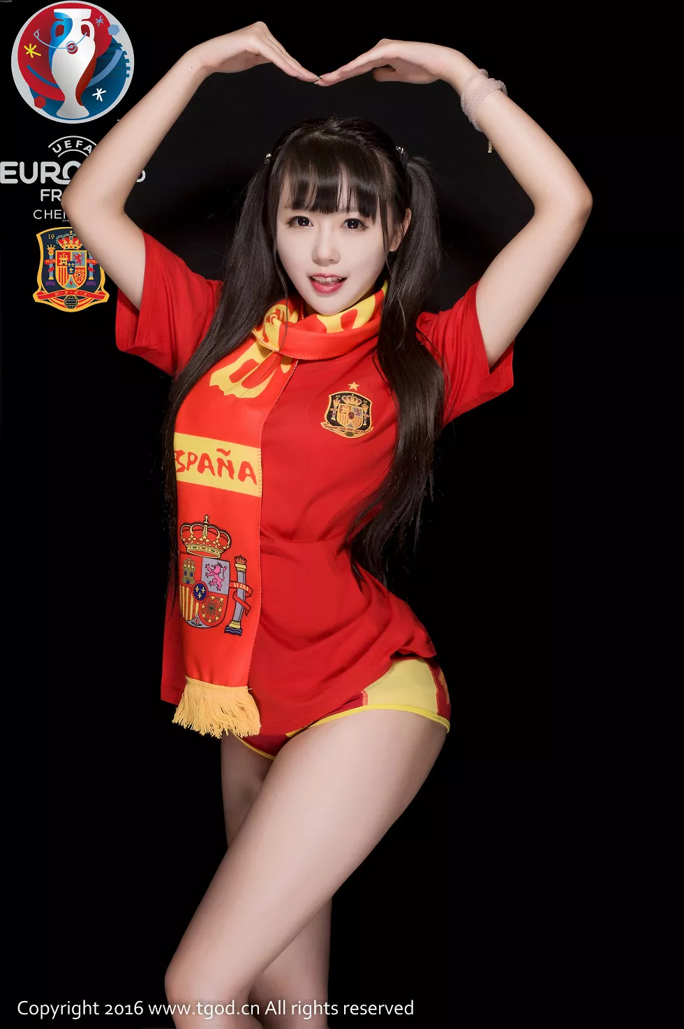 [TGOD推女神]2016.06.18_欧洲杯足球宝贝六位女神露半球性感PK写真65P