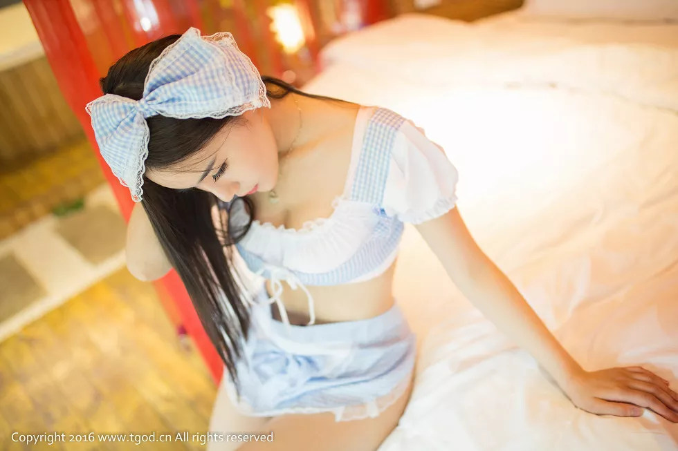 [TGOD推女神]2016.06.24_嫩模Miko白色蕾丝超薄内衣秀翘臀小蛮腰完美诱惑写真60P