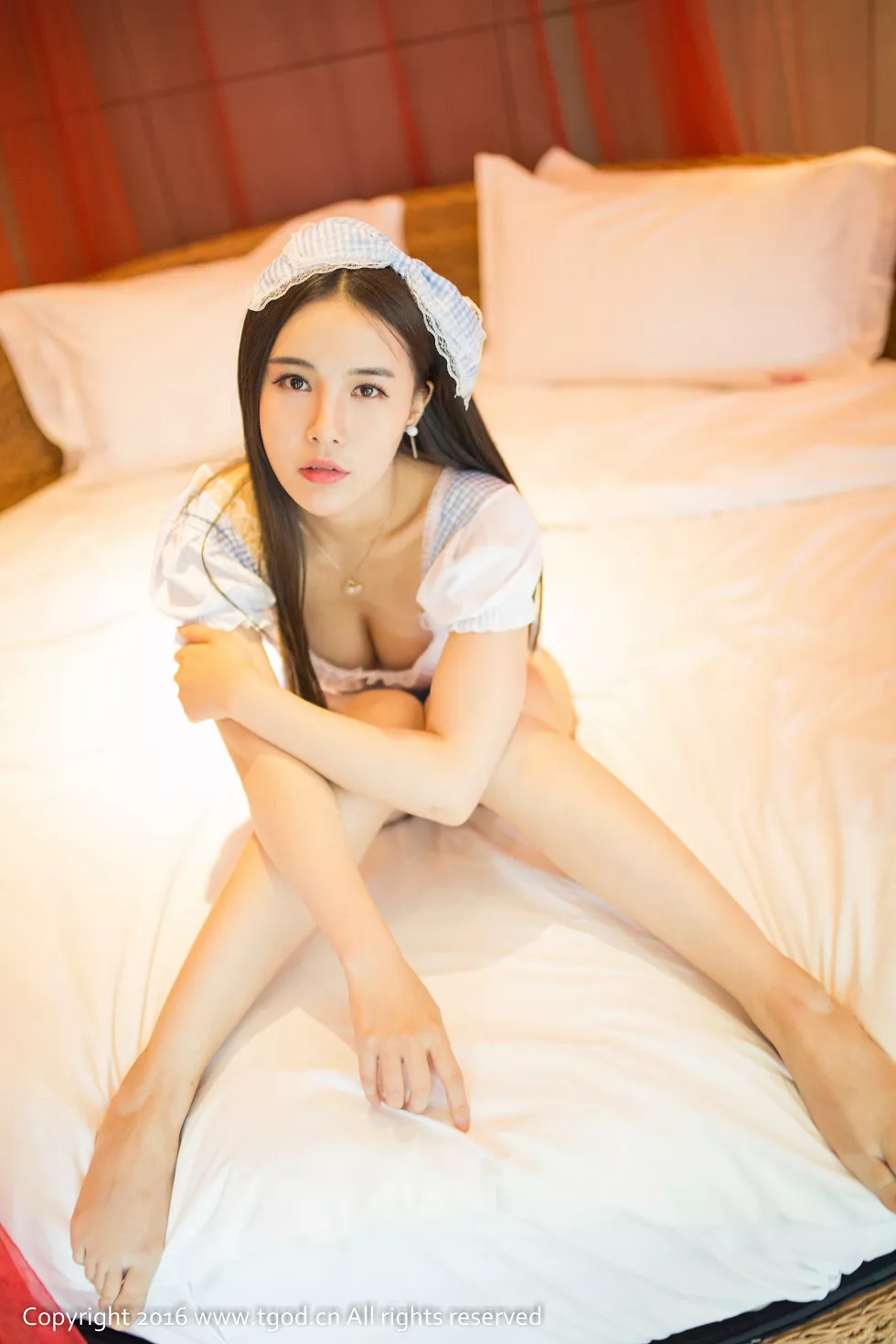 [TGOD推女神]2016.06.24_嫩模Miko白色蕾丝超薄内衣秀翘臀小蛮腰完美诱惑写真60P