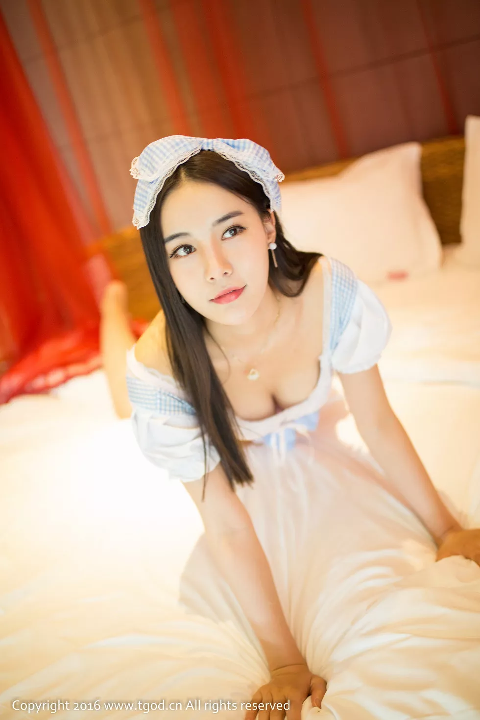[TGOD推女神]2016.06.24_嫩模Miko白色蕾丝超薄内衣秀翘臀小蛮腰完美诱惑写真60P
