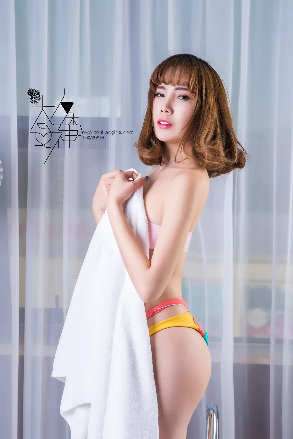[Toutiao头条女神]No.185_嫩模李绫绾私房内衣秀美胸撩人姿势完美诱惑写真24P