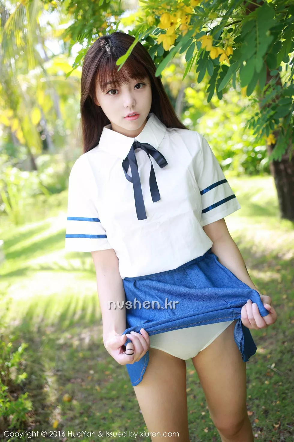 [HuaYan花の颜]Vol.008_嫩模佘贝拉bella三亚旅拍白色比基尼秀完美身材性感写真46P