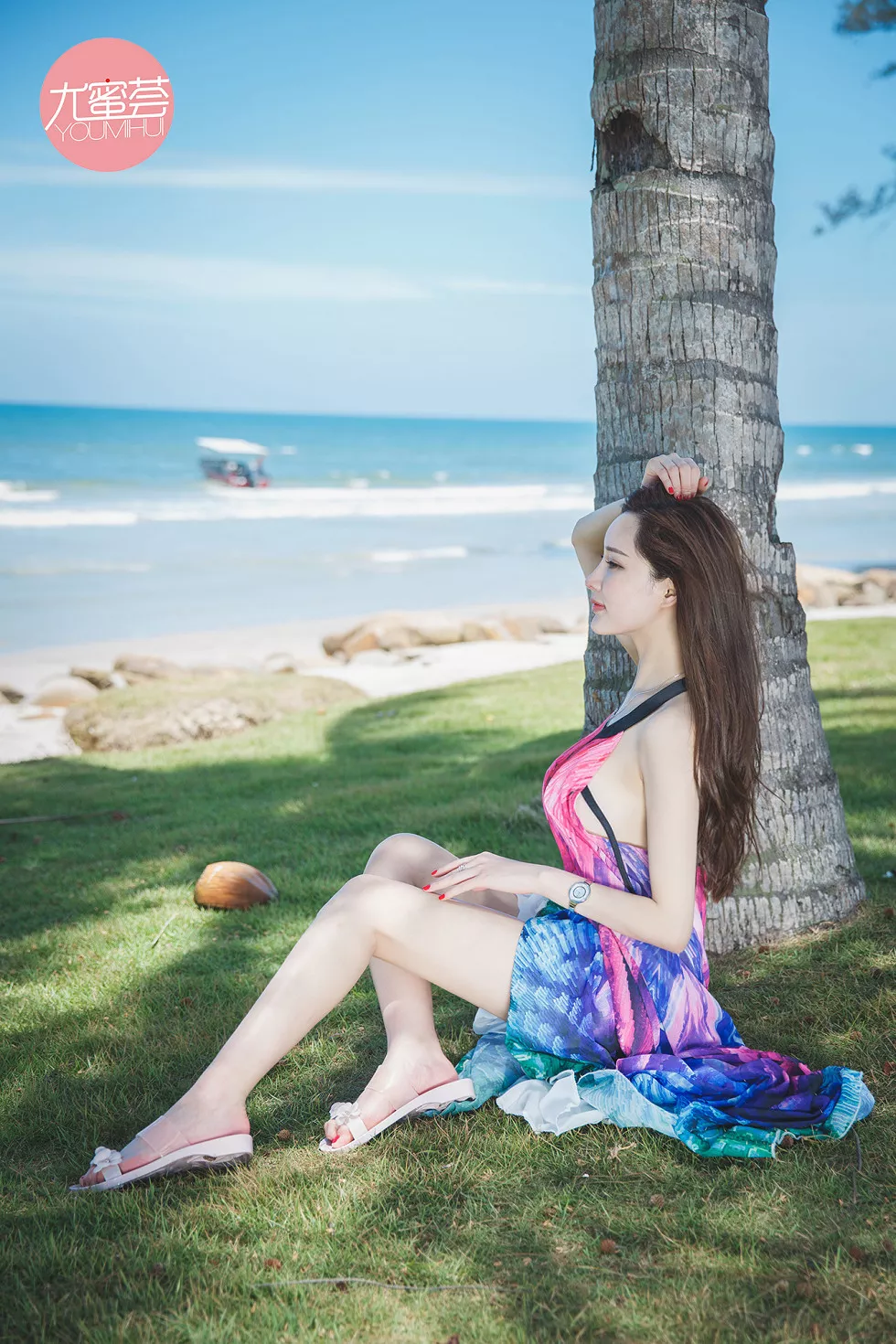 绝美靓模周妍希(土肥圆矮挫穷)沙巴旅拍无圣光大尺度露豪乳诱惑写真66P