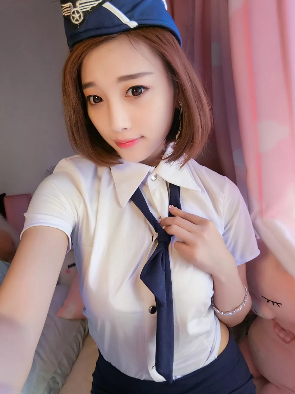 嫩模杨晨晨Sugar居家空姐制服2套爆乳诱惑写真134P
