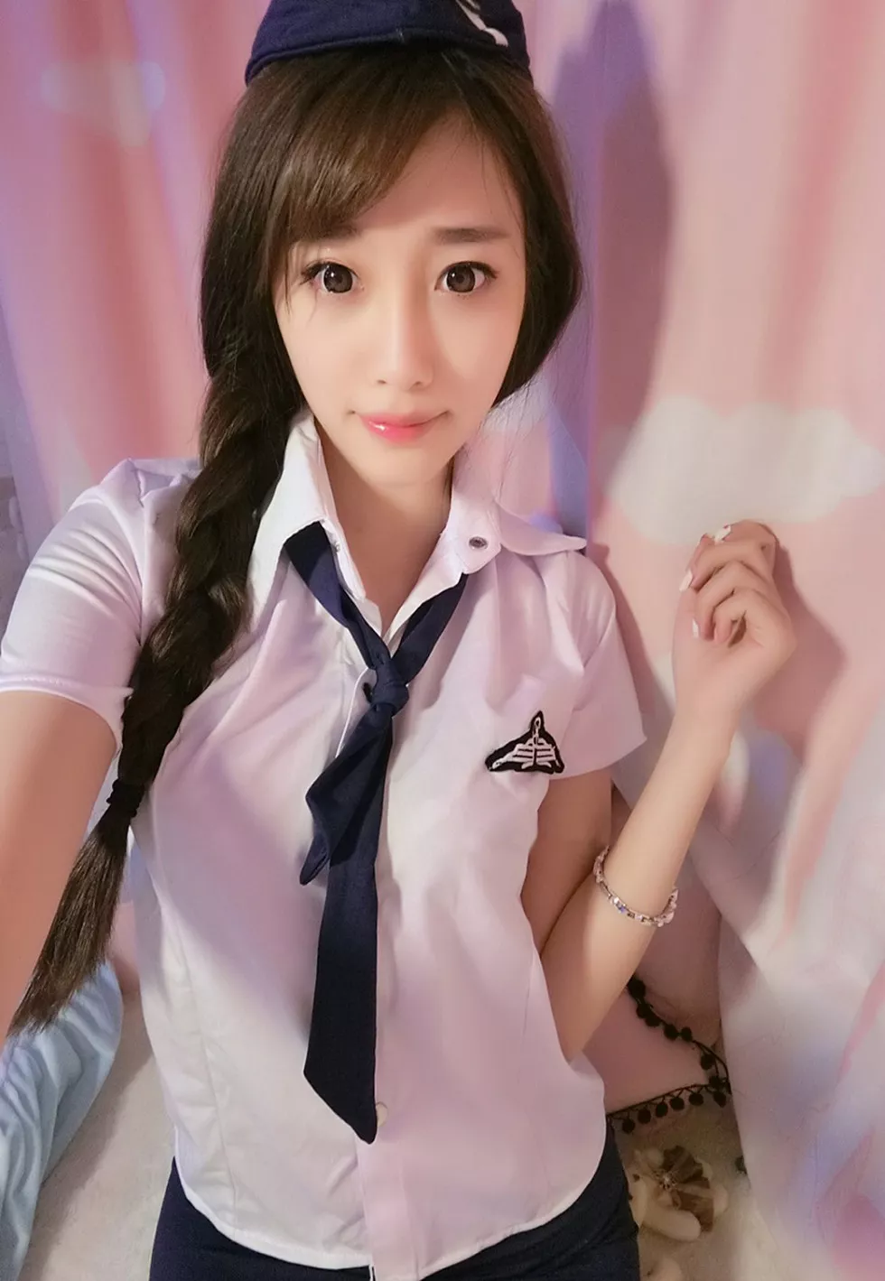 嫩模杨晨晨Sugar居家空姐制服2套爆乳诱惑写真134P