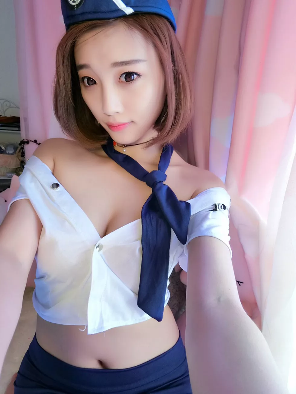 嫩模杨晨晨Sugar居家空姐制服2套爆乳诱惑写真134P
