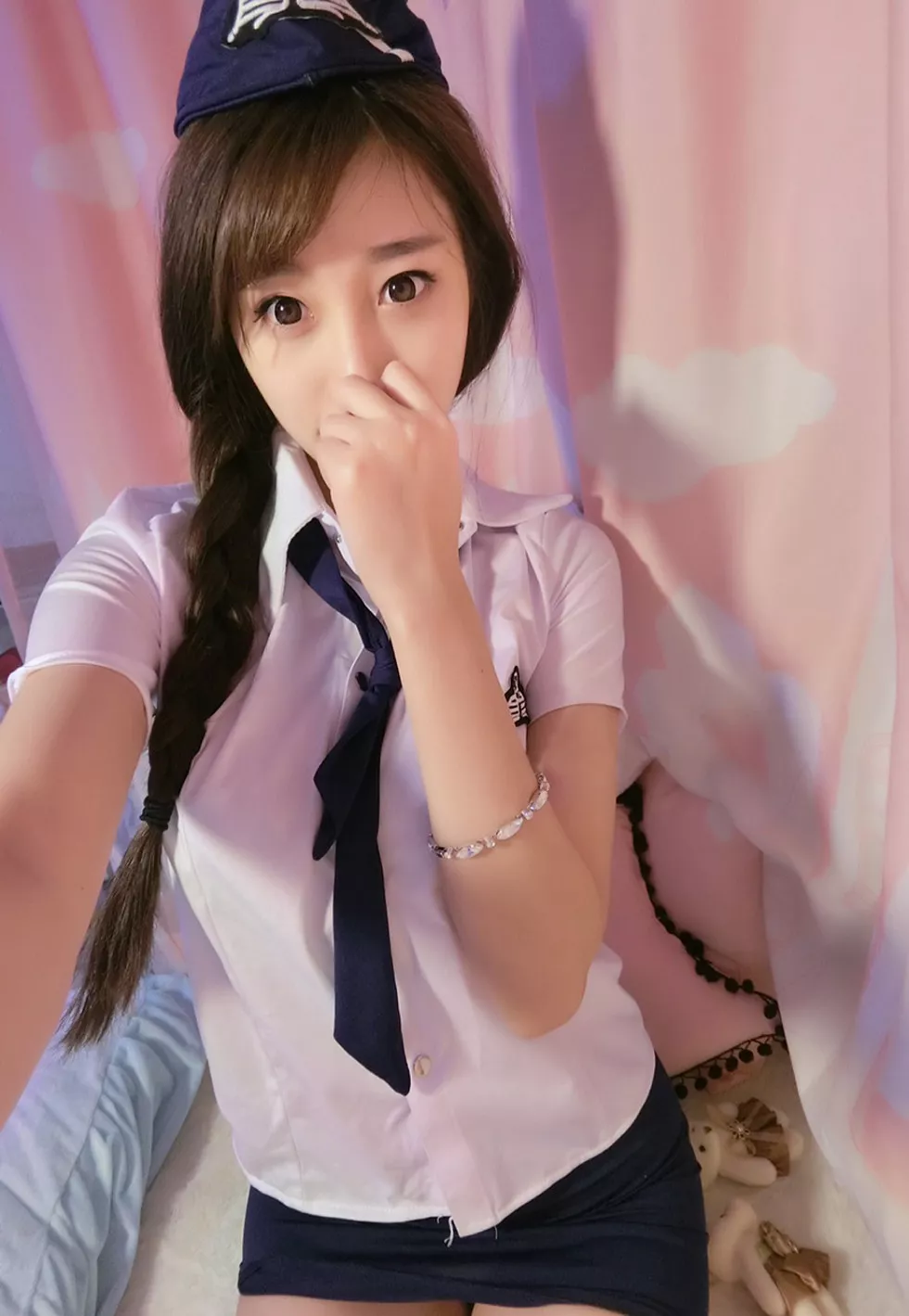嫩模杨晨晨Sugar居家空姐制服2套爆乳诱惑写真134P