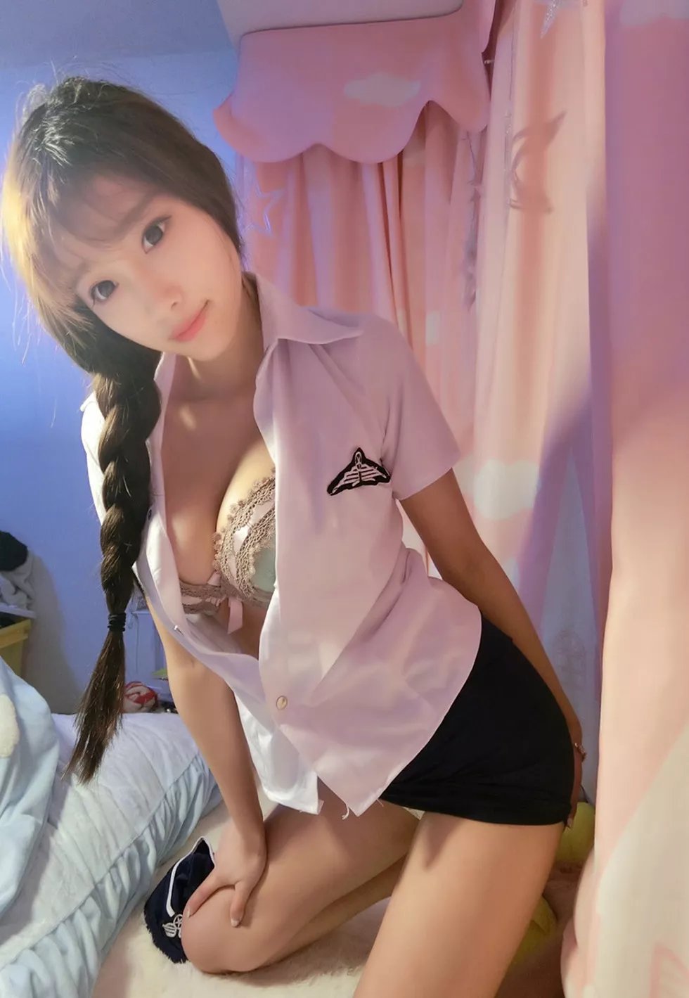 嫩模杨晨晨Sugar居家空姐制服2套爆乳诱惑写真134P