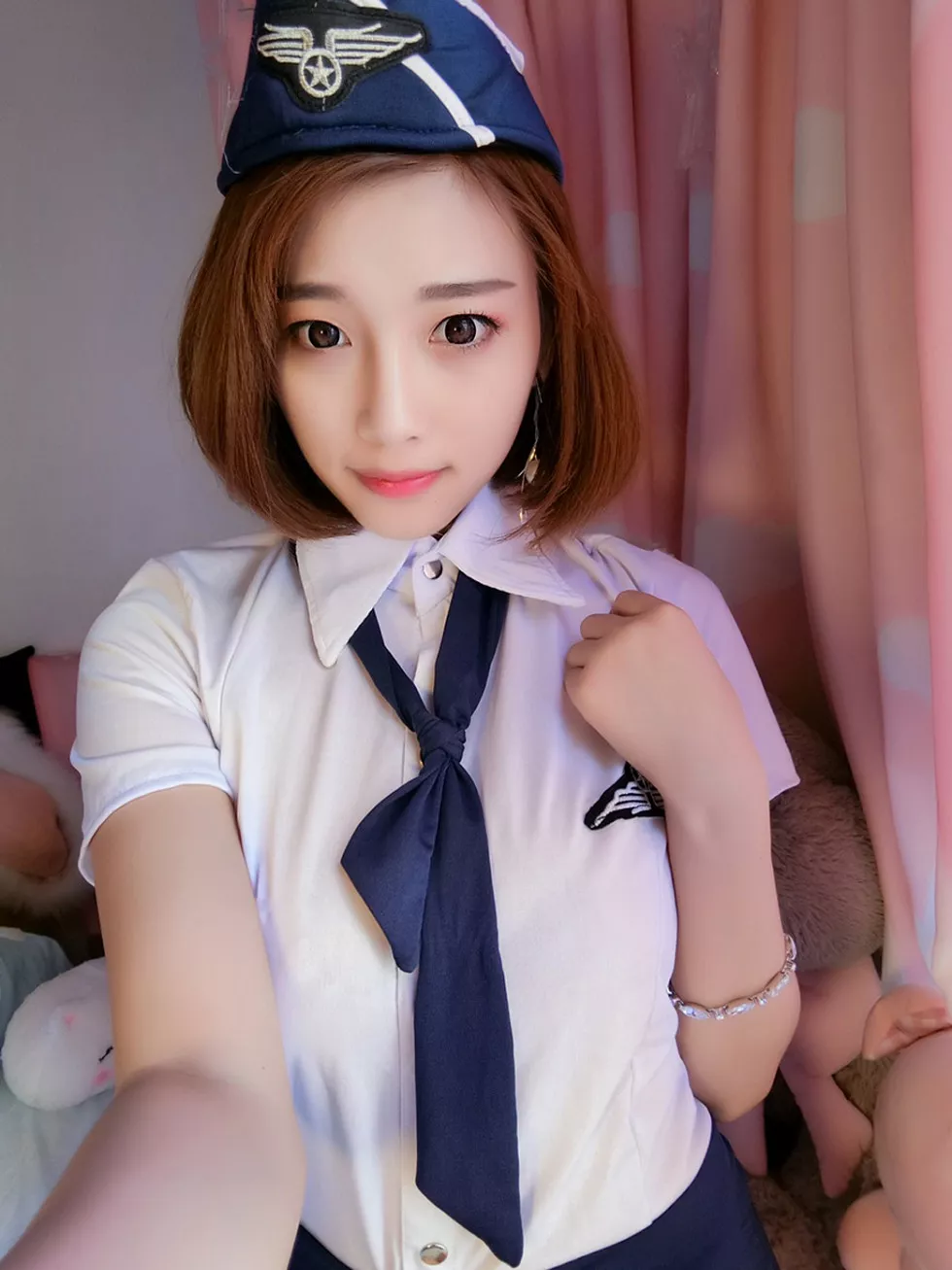 嫩模杨晨晨Sugar居家空姐制服2套爆乳诱惑写真134P