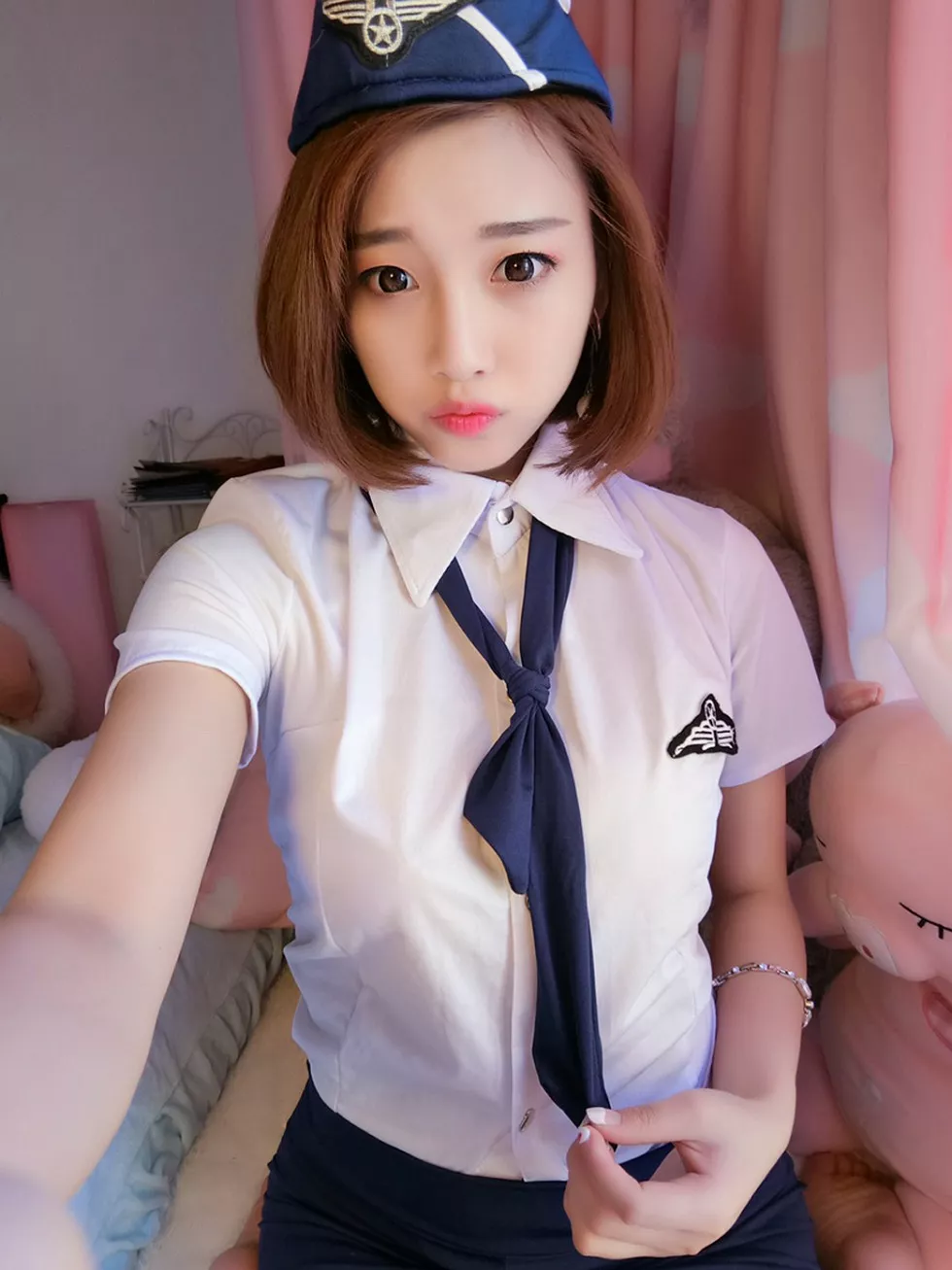 嫩模杨晨晨Sugar居家空姐制服2套爆乳诱惑写真134P